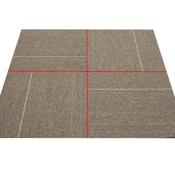 SSF 24" x 24" Level Loop Adhesive Tabs Carpet Tile Wayfair